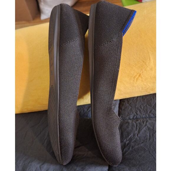 Rothy's Round Toe Flats Women's 9.5 Black Sustainable Recycled Preppy Comfy - Picture 2 of 9